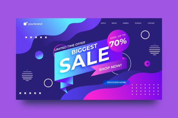 Abstract Backgroun: Your Modern Vector Template for Landing Pages