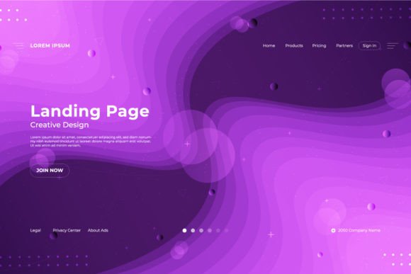 Modern Landing Page Background: A 3D Gradient Guide
