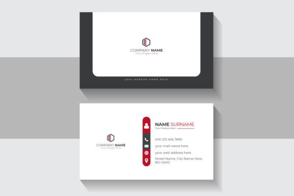 Simple Flat Business Card Template: A Modern Professional's Edge